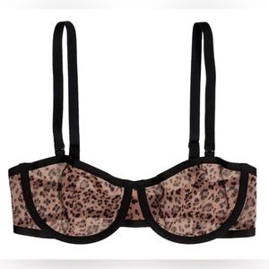 CUUP The Balconette Mesh Bra Sz 36F *NWOT*